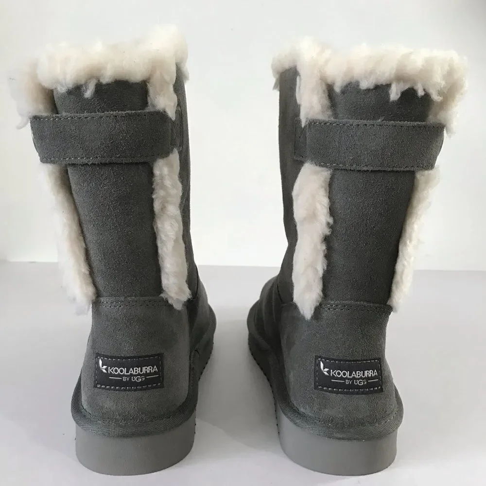 Koolaburra by UGG Jordina Suede Button Short Boots
